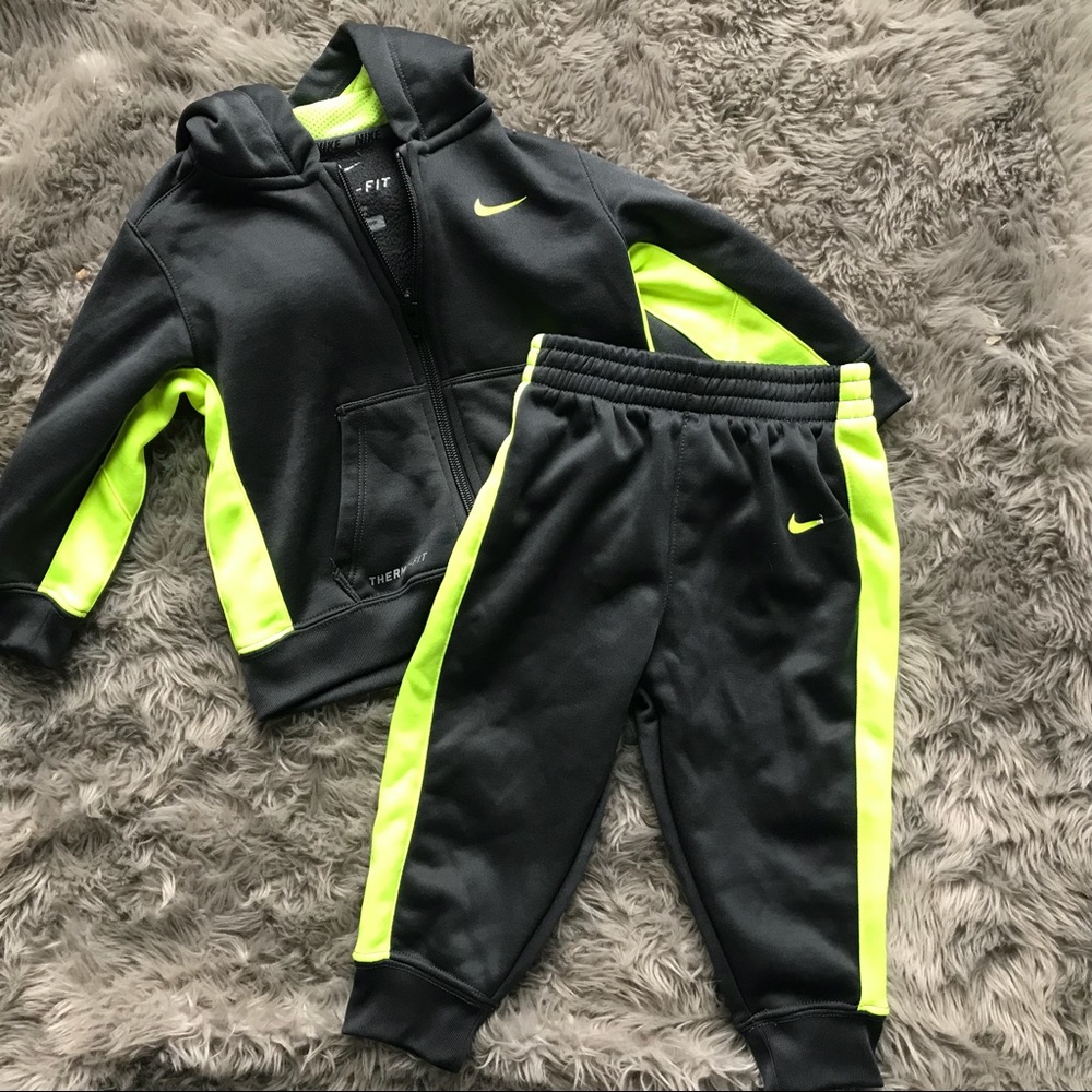 Green & Gray Nike Tracksuit